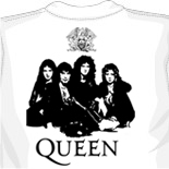Купить футболку и атрибутику любимой группы Queen!